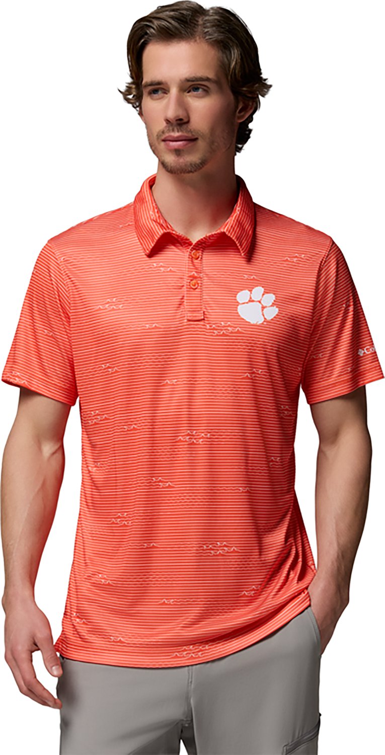 Columbia Sportswear Men's Clemson University CLG Super Terminal Tackle Polo Shirt