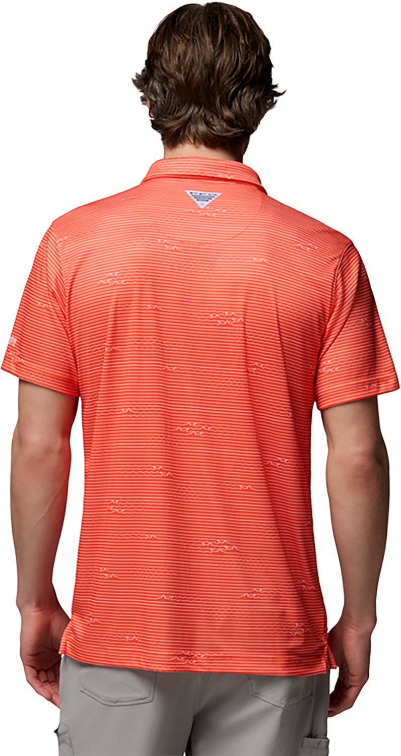 Columbia Sportswear Men's Clemson University CLG Super Terminal Tackle Polo Shirt - view number 2