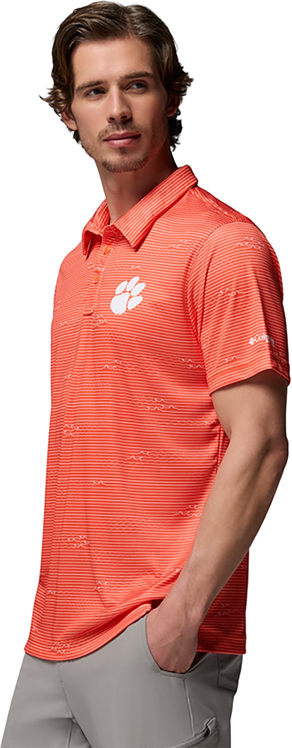 Columbia Sportswear Men's Clemson University CLG Super Terminal Tackle Polo Shirt