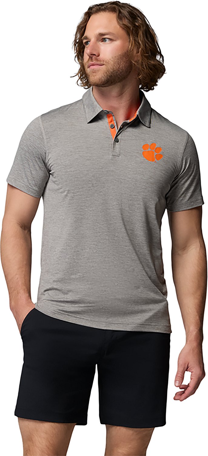 Columbia Sportswear Men's Clemson University CLG Tech Trail Polo Shirt