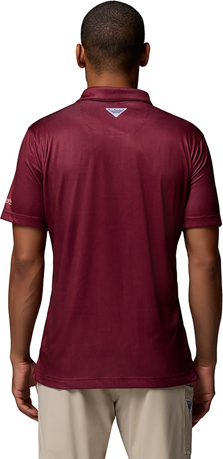 Columbia Sportswear Men's Florida State University CLG Super Terminal Tackle Palm Polo Shirt - view number 2