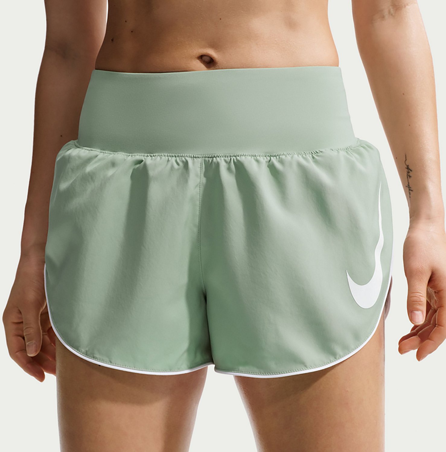 Nike Women's Tempo Swoosh Dri-FIT Mid-Rise Running Shorts 3 in - view number 3