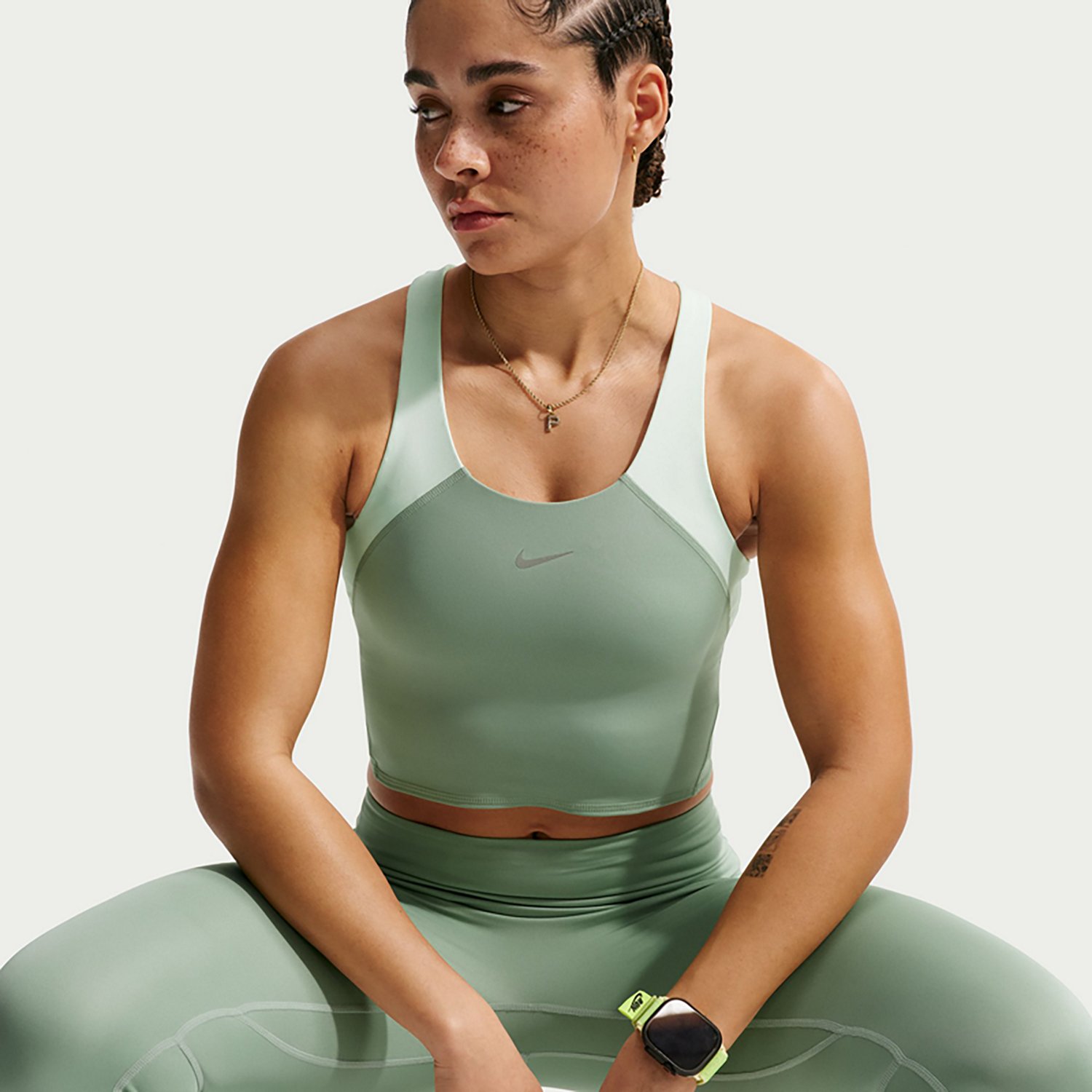 Nike Women's Nike Tempo Dri-FIT Medium Support Crop Tank Sports Bra - view number 3