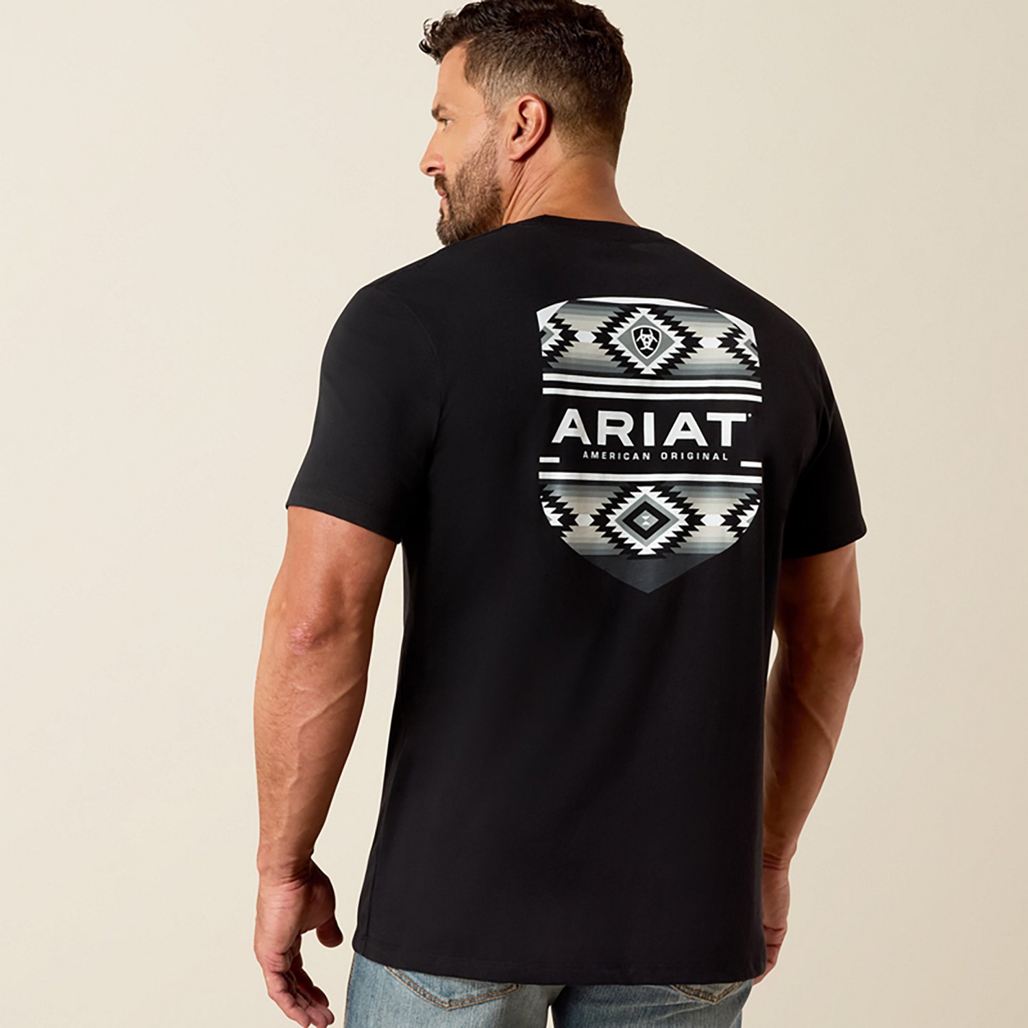 Ariat Men's Canyon Aztec Shield Graphic T-shirt - view number 2