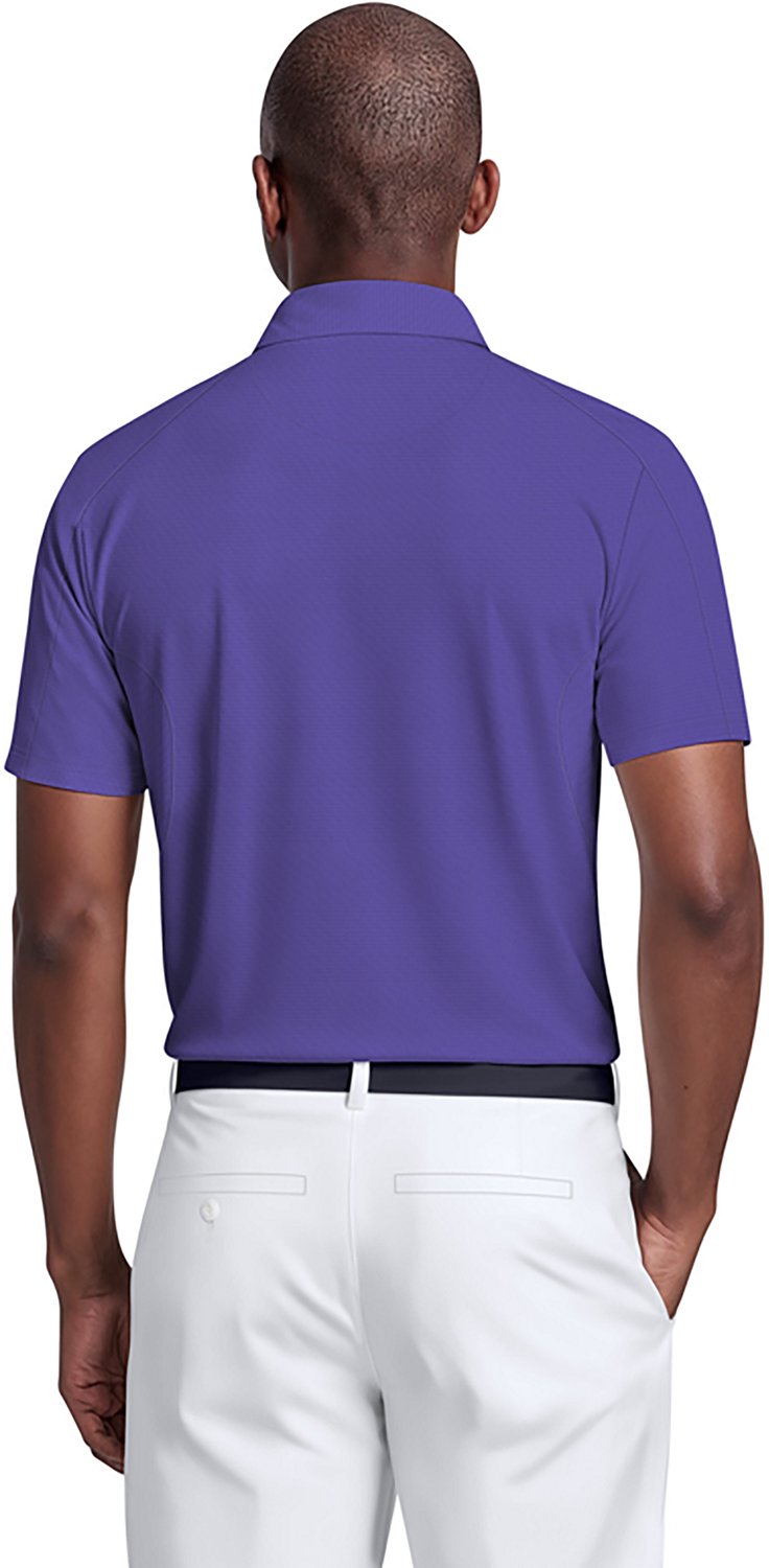 PGA TOUR Men's Solid Cooling Texture Polo Shirt - view number 2