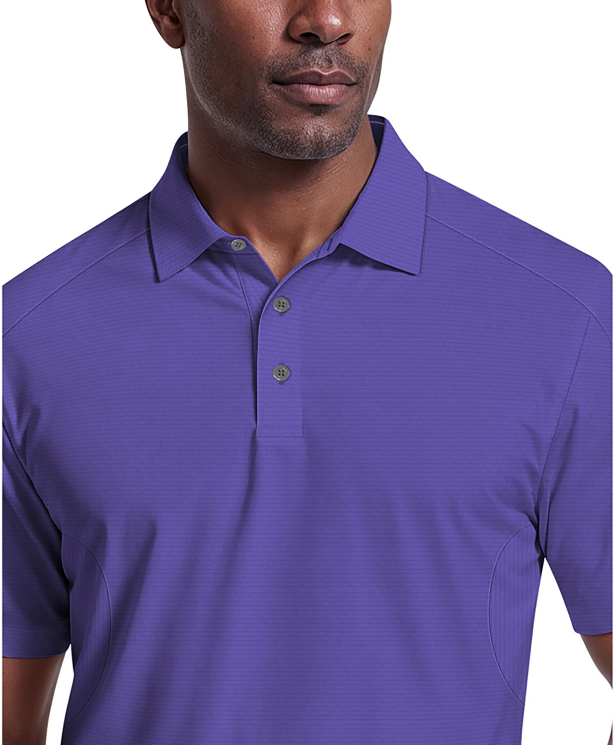 PGA TOUR Men's Solid Cooling Texture Polo Shirt - view number 3