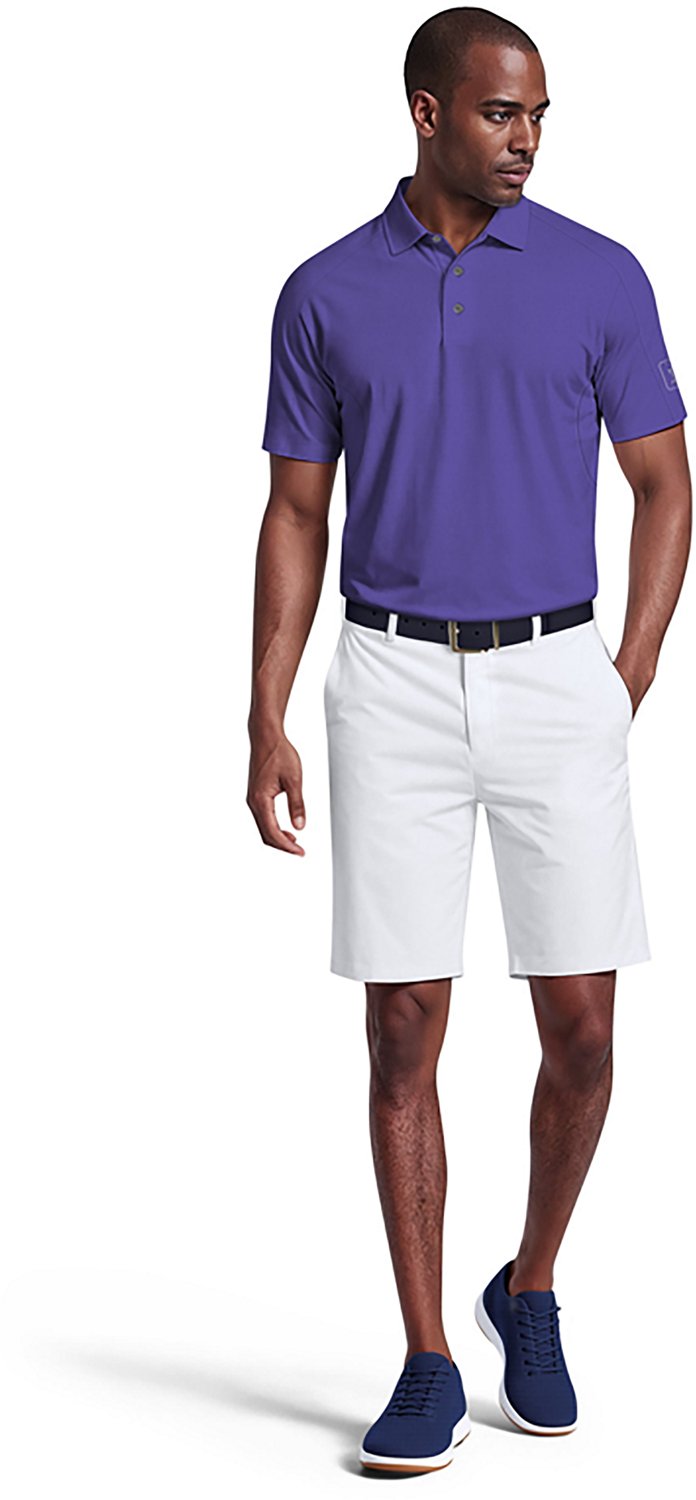 PGA TOUR Men's Solid Cooling Texture Polo Shirt - view number 4