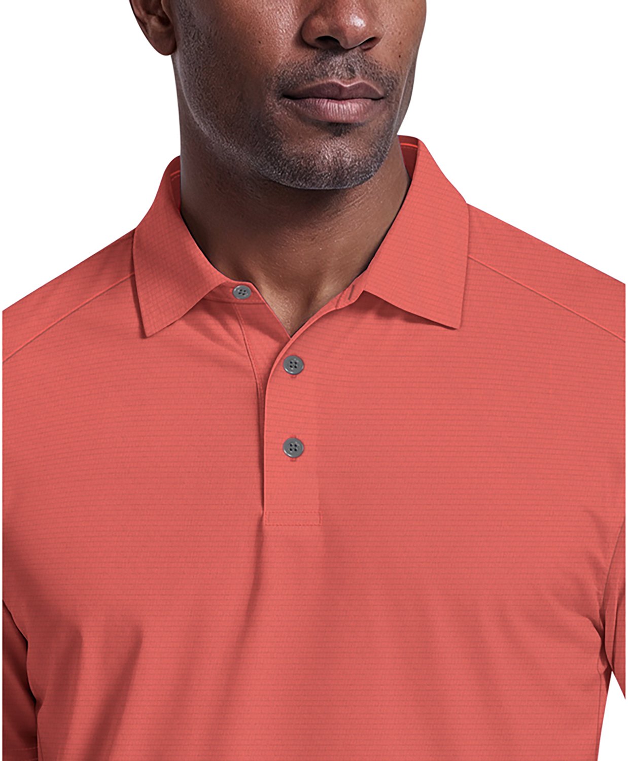PGA TOUR Men's Solid Cooling Texture Polo Shirt - view number 3