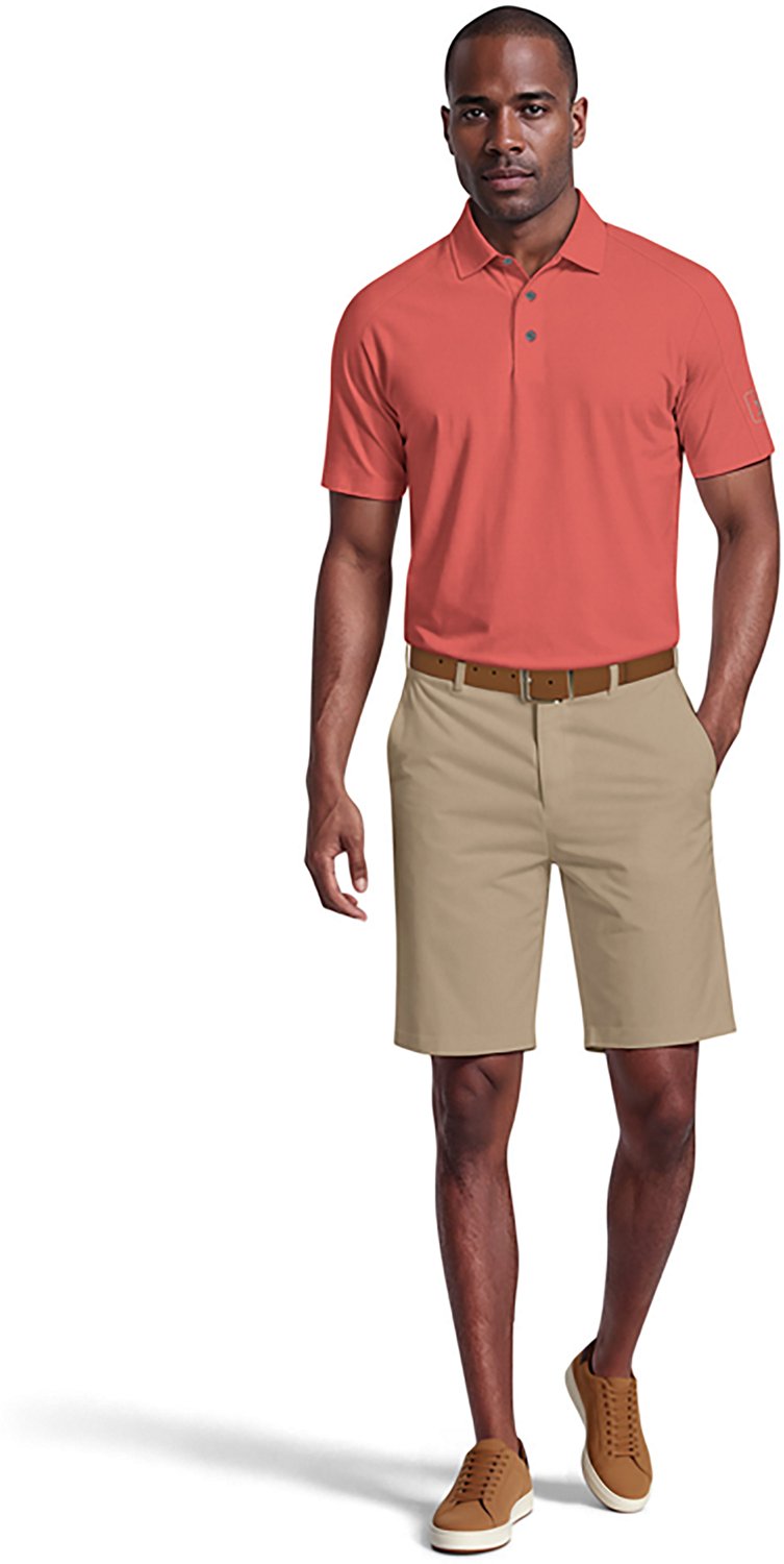 PGA TOUR Men's Solid Cooling Texture Polo Shirt - view number 4