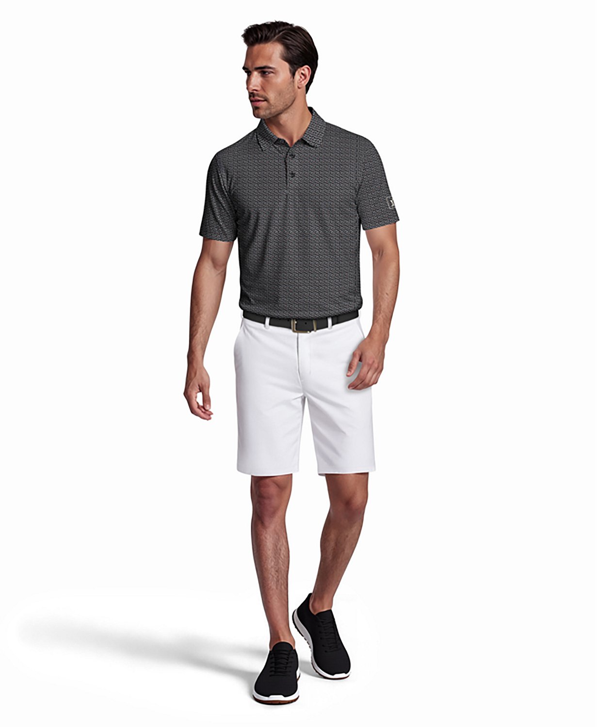 PGA Tour Men's Short Sleeve Confetti Geo Printed Polo - view number 4