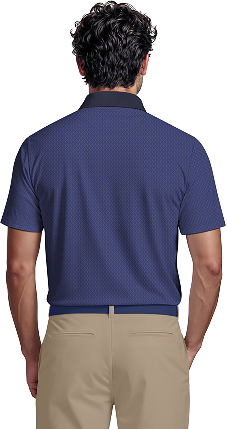 PGA Tour Men's Short Sleeve Novelty Geo Color Block Polo - view number 2