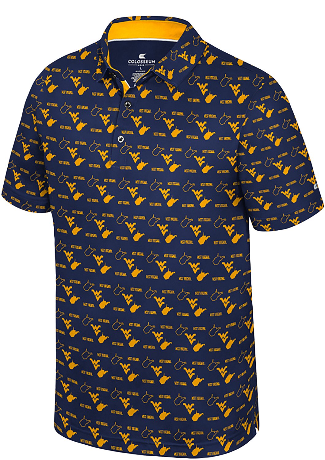 Colosseum Athletics Kids' West Virginia University Truthsayer Polo Shirt