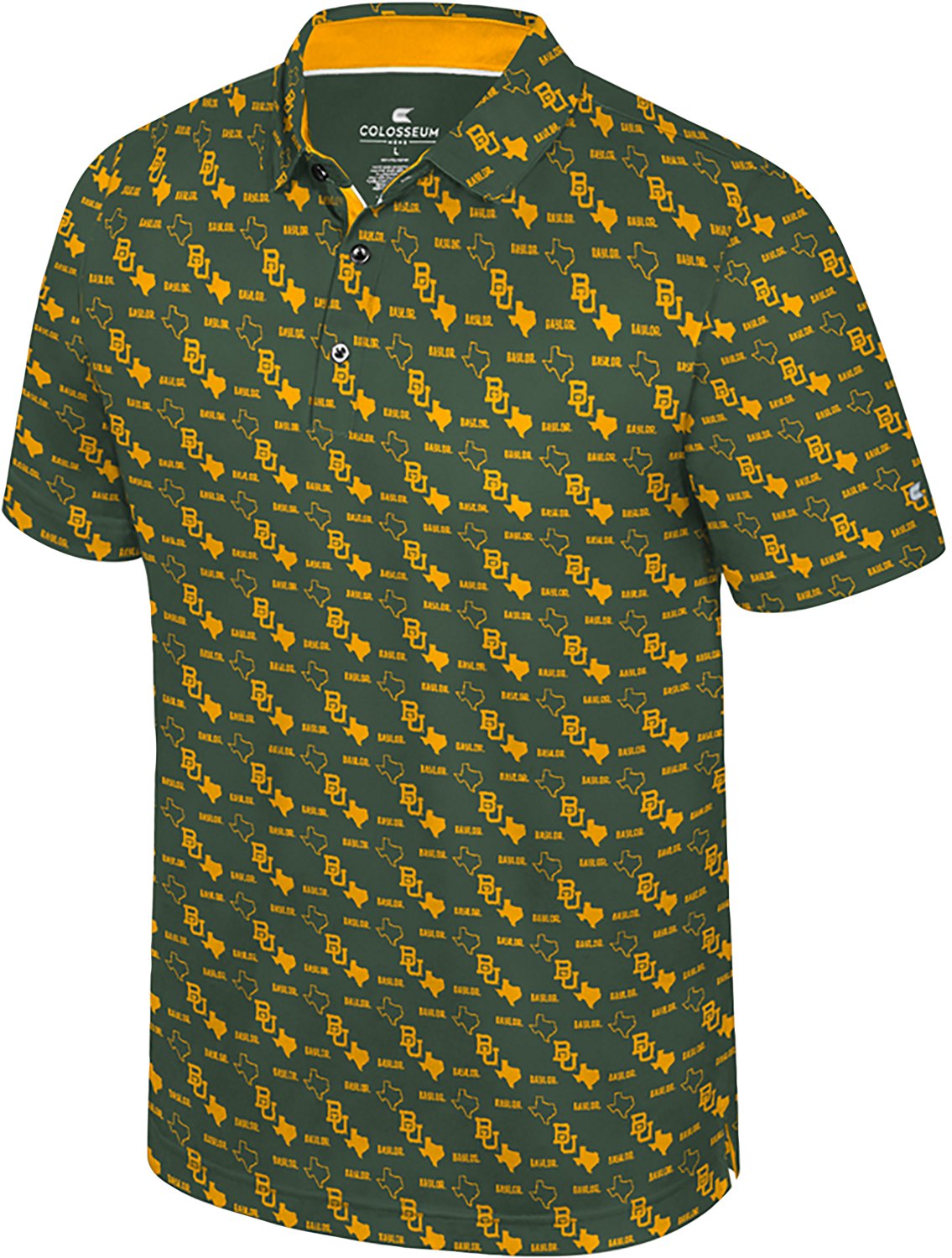 Colosseum Athletics Men's Baylor University Truthsayer Polo Shirt
