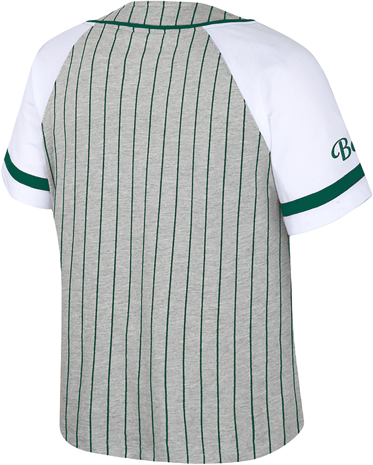 Colosseum Athletics Women's Baylor University This Feeling Baseball Stripe Knit Top - view number 2