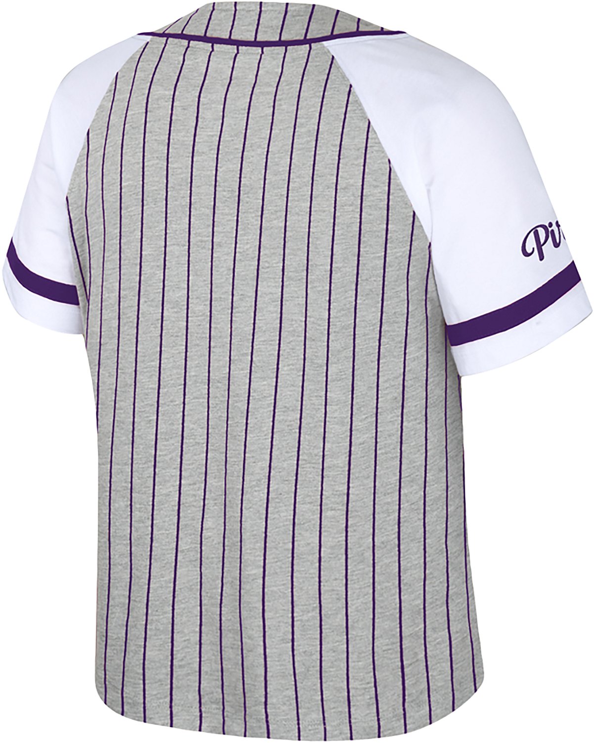 Colosseum Athletics Women's East Carolina University This Feeling Baseball Stripe Knit Top - view number 2