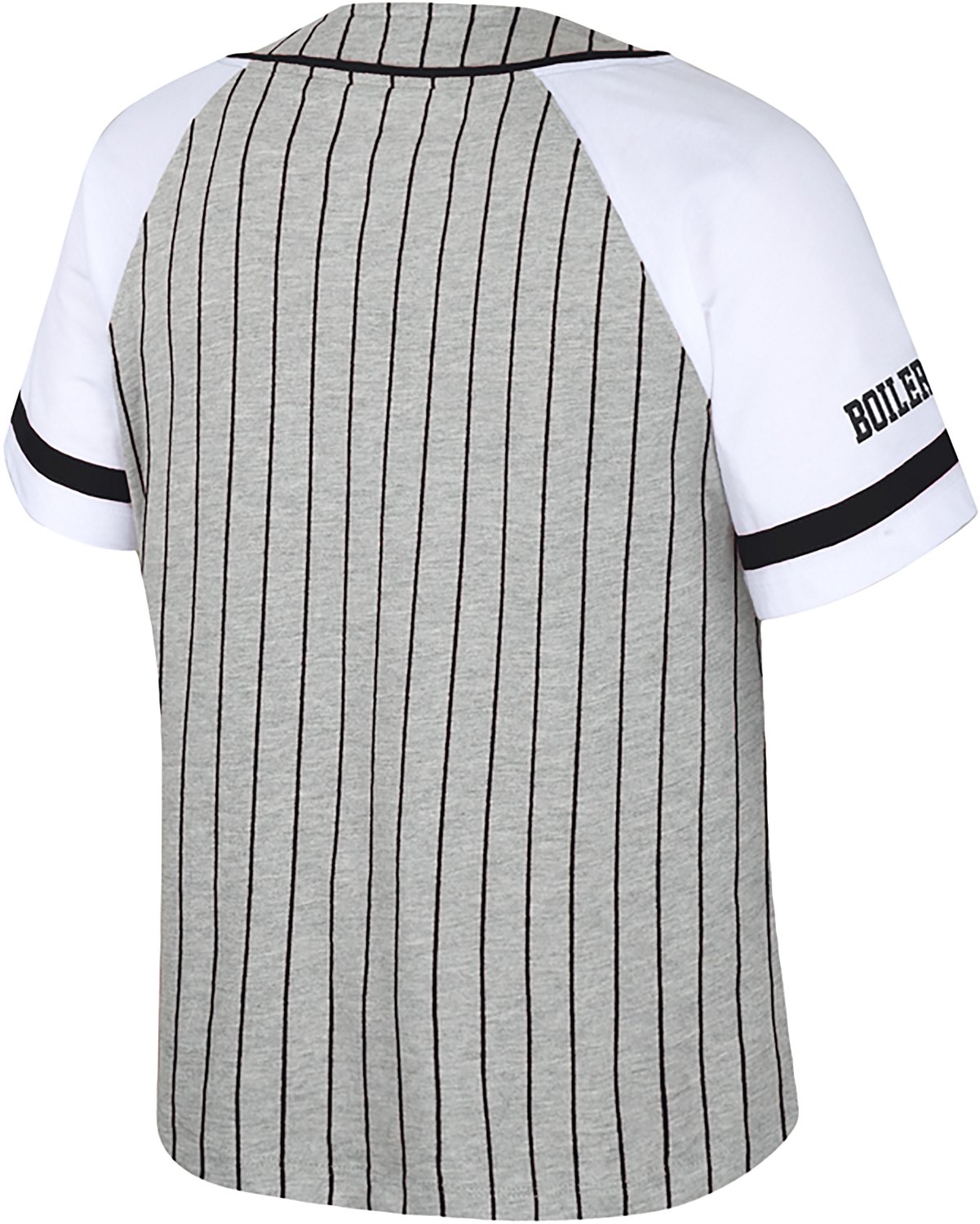 Colosseum Athletics Women's Purdue University This Feeling Baseball Stripe Knit Top - view number 2