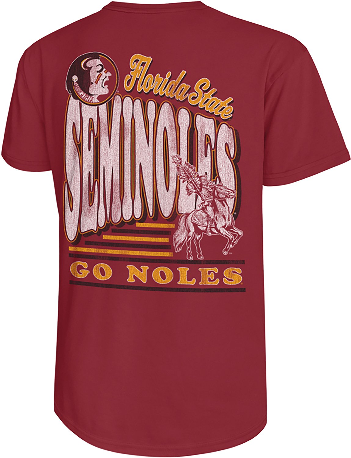 Retro Brand Men's Florida State University Go Noles DS T-shirt - view number 3