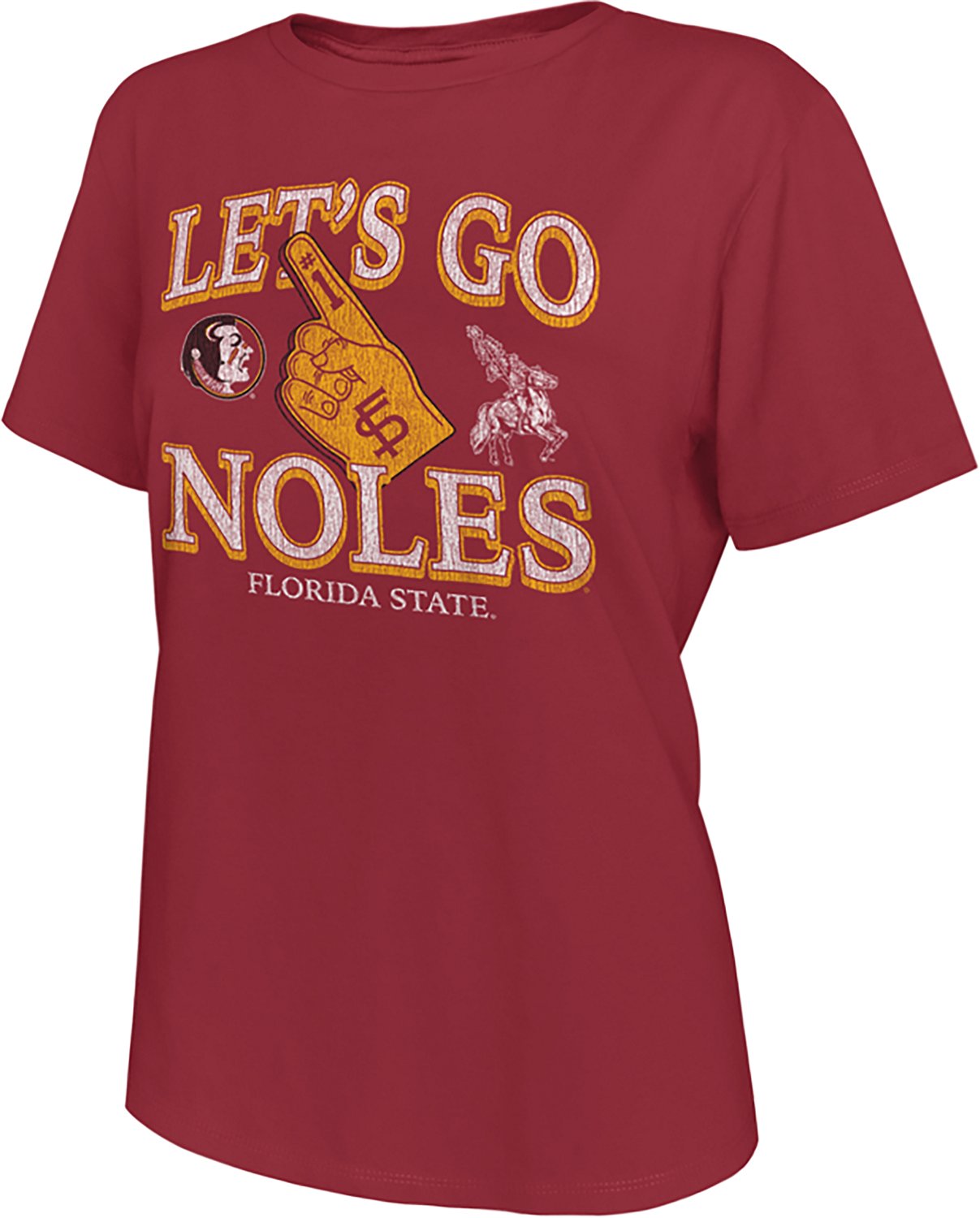 Retro Brand Women's Florida State University Foam Finger Boxy T-shirt