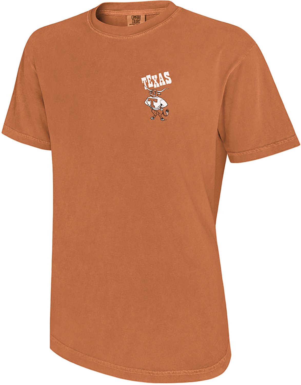 The Victory Men's University of Texas Mascot Loop Comfort Colors Graphic T-shirt - view number 2