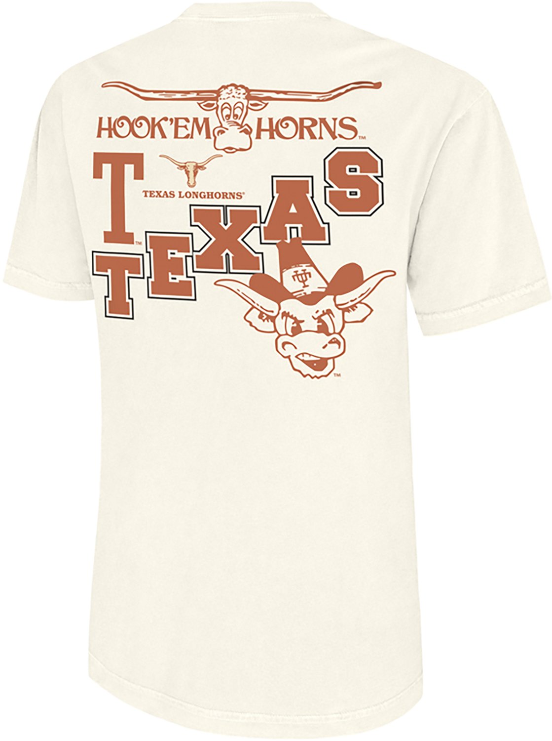 The Victory Men's University of Texas Diagonal Texas Comfort Colors Graphic T-shirt - view number 3