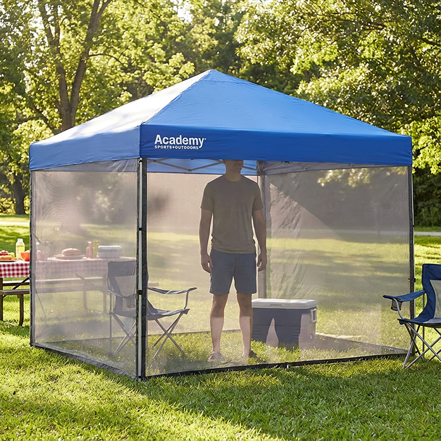 Z-Shade 12 ft x 12 ft Universal Mesh Sidewall - view number 2
