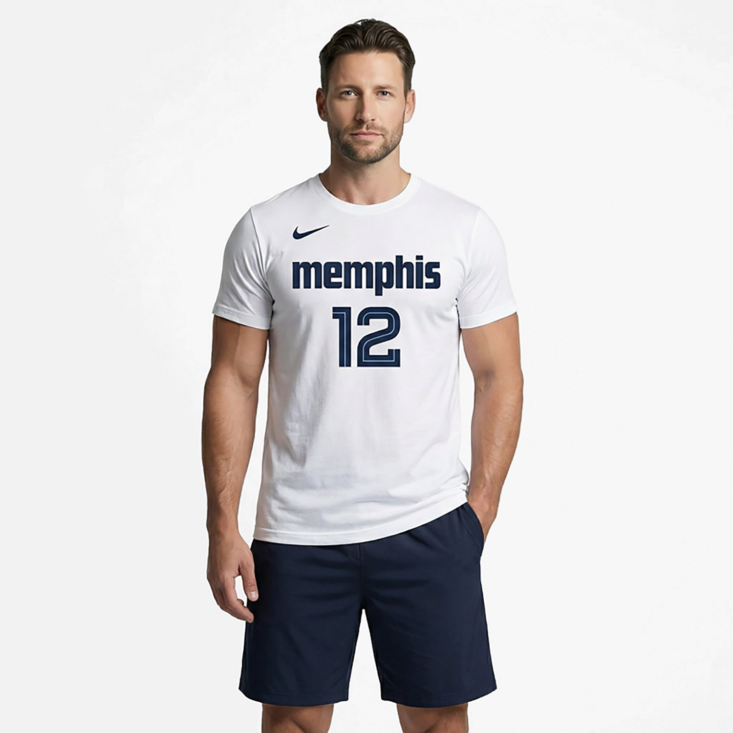 Nike Men's Memphis Grizzlies Ja Morant #12 Essentials City Edition T-shirt - view number 2