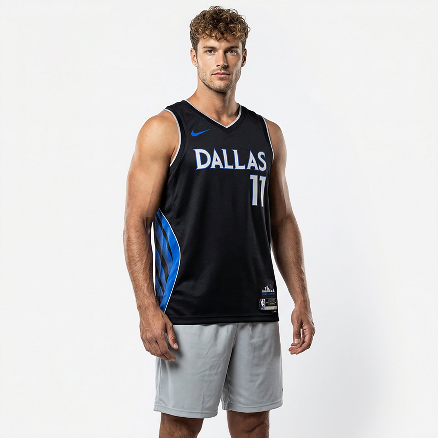 Nike Men's Dallas Mavericks Kyrie Irving Swingman City Edition Jersey - view number 2