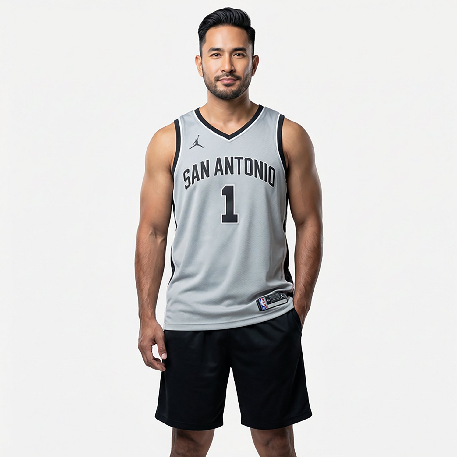Nike Men's San Antonio Spurs Victor Wembanyama City Edition Swingman Jersey - view number 2