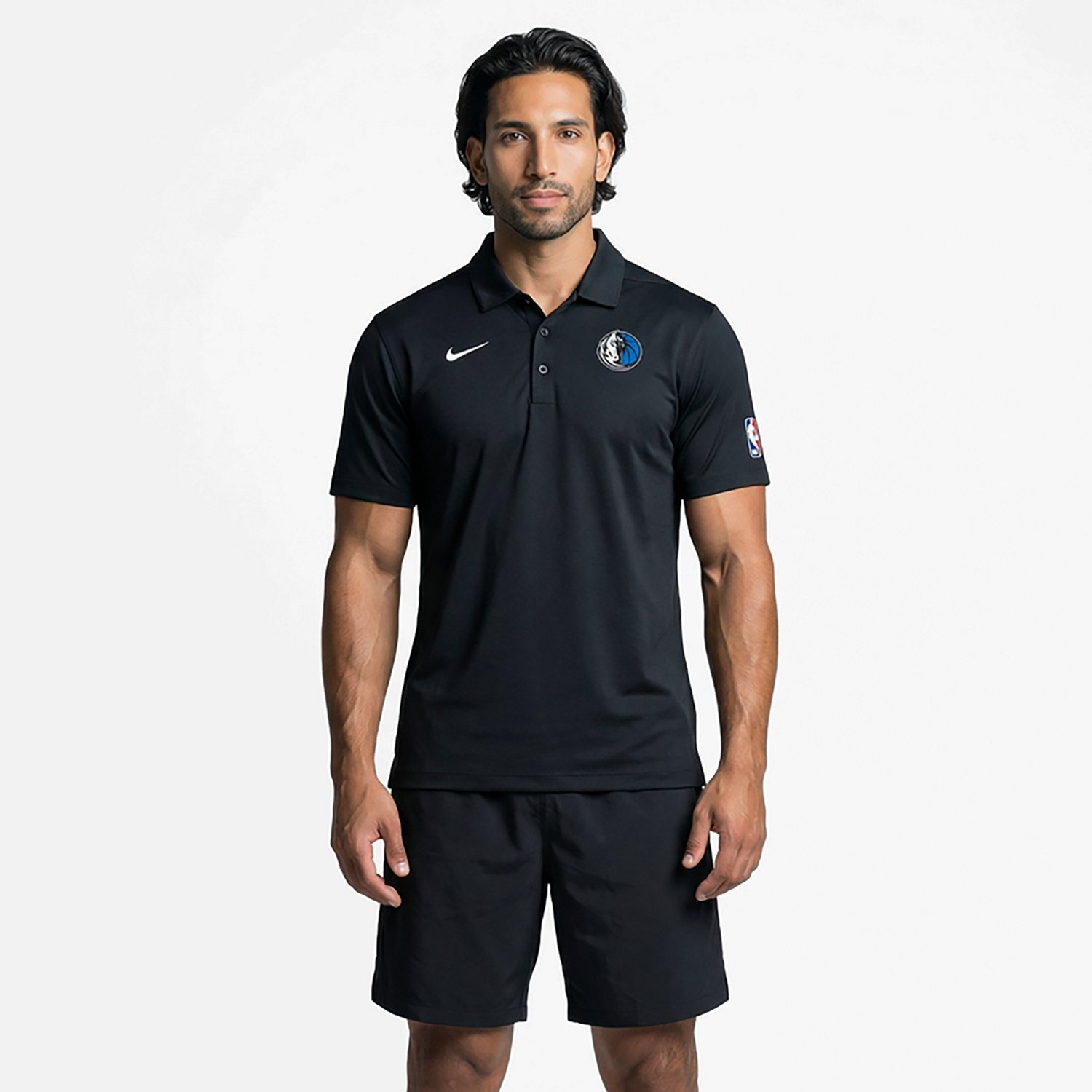 Nike Men's Dallas Mavericks Dry Fit Staff Short Sleeve Polo - view number 2
