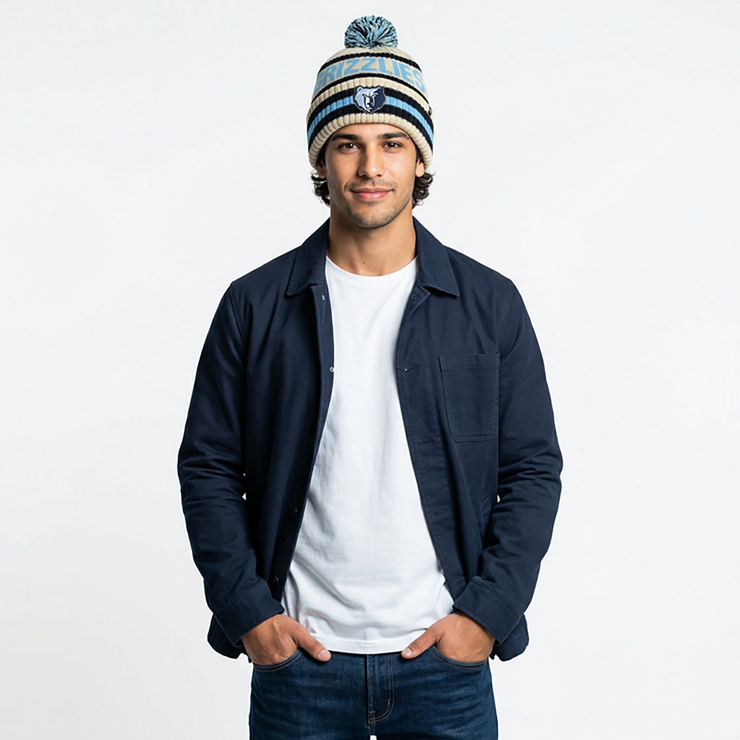 47 Grizzlies Bering Cuff Knit Beanie - view number 2