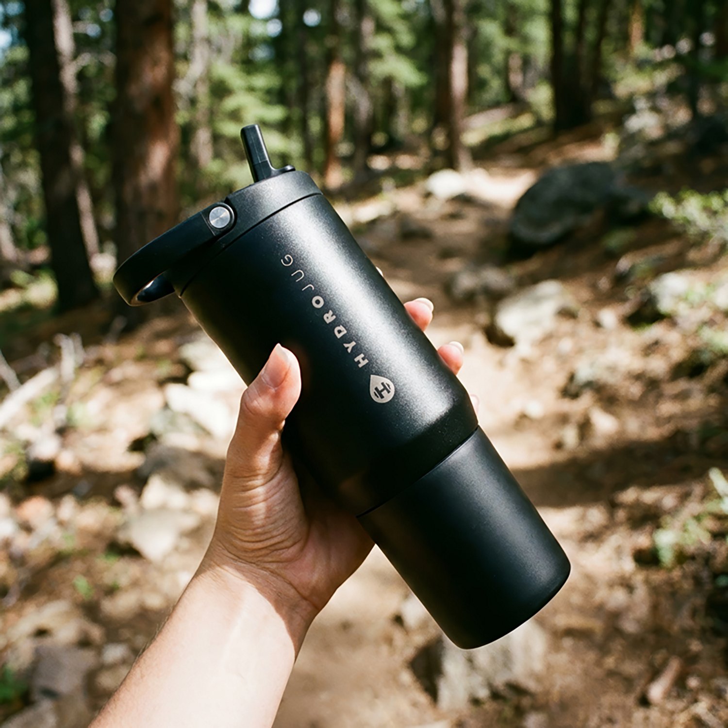 HydroJug Sport 20oz Flip Straw Water Bottle