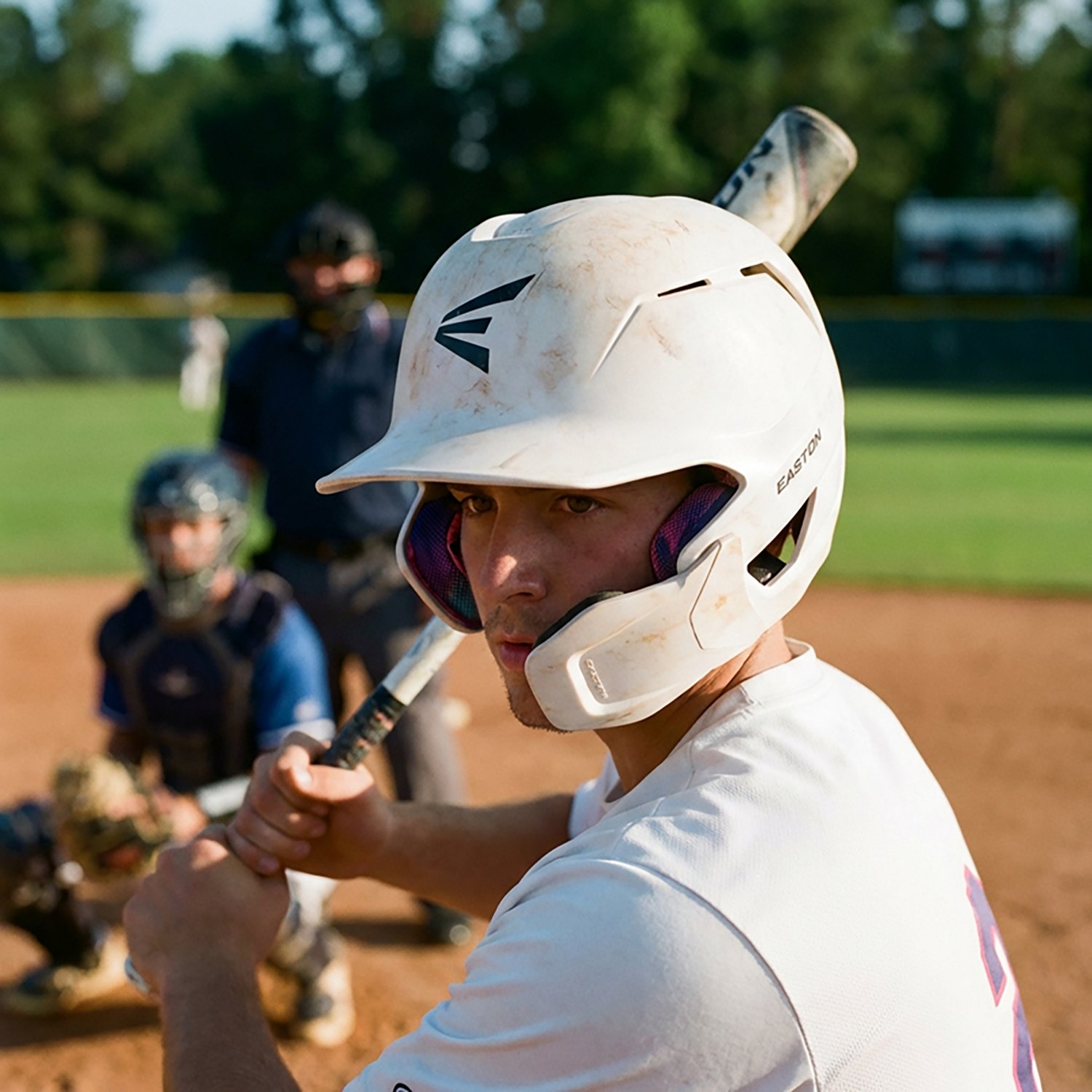 EASTON Men's Z50 Batting Helmet with Multi-Adjust Jaw Guard - view number 4