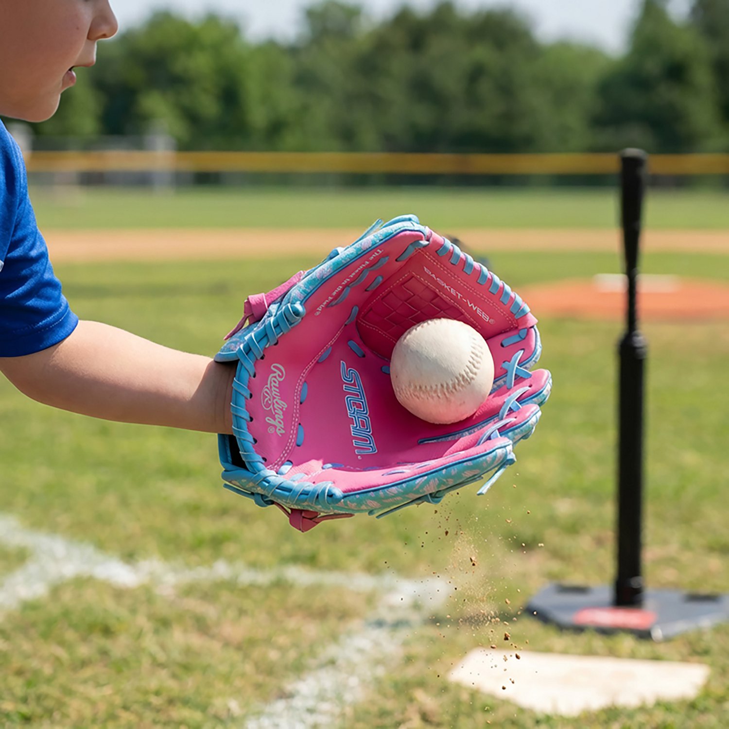 Rawlings 10 in Storm T-Ball Glove - view number 6