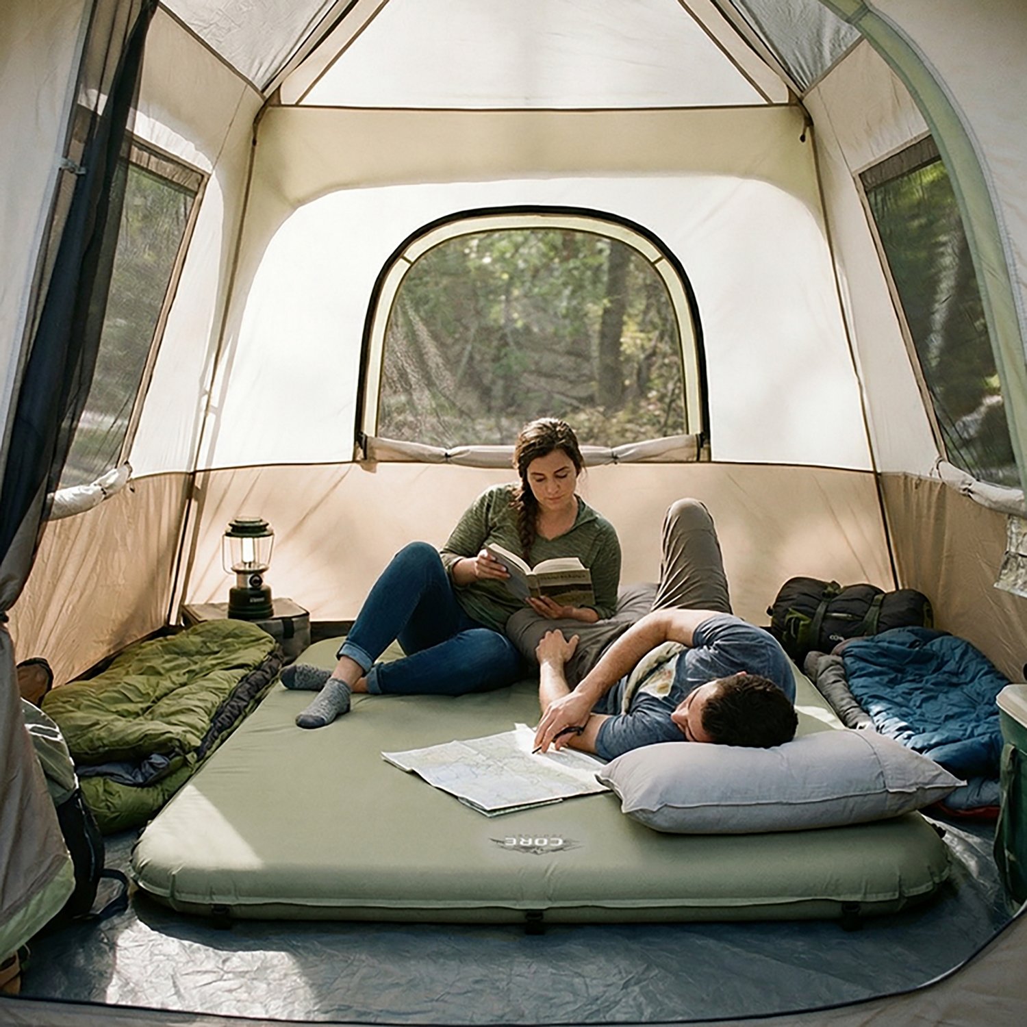 CORE Equipment 4 Season Self Inflating Double Camping Bed - view number 8