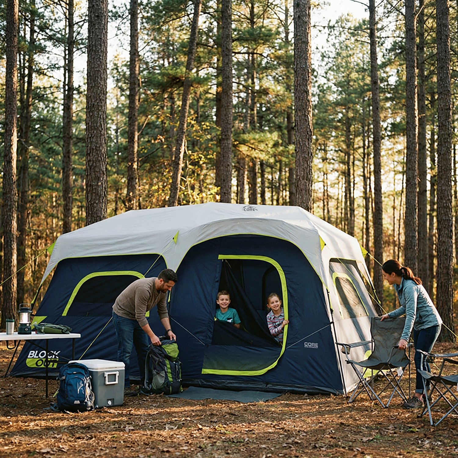 CORE Equipment Blockout 9 Person Instant Cabin Tent - view number 8
