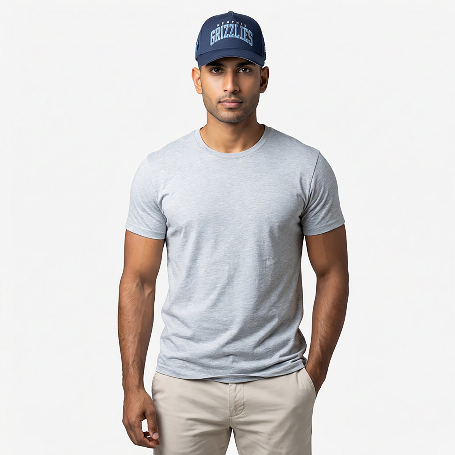 47B Men's Grizzlies Block Arch Hitch Cap - view number 2