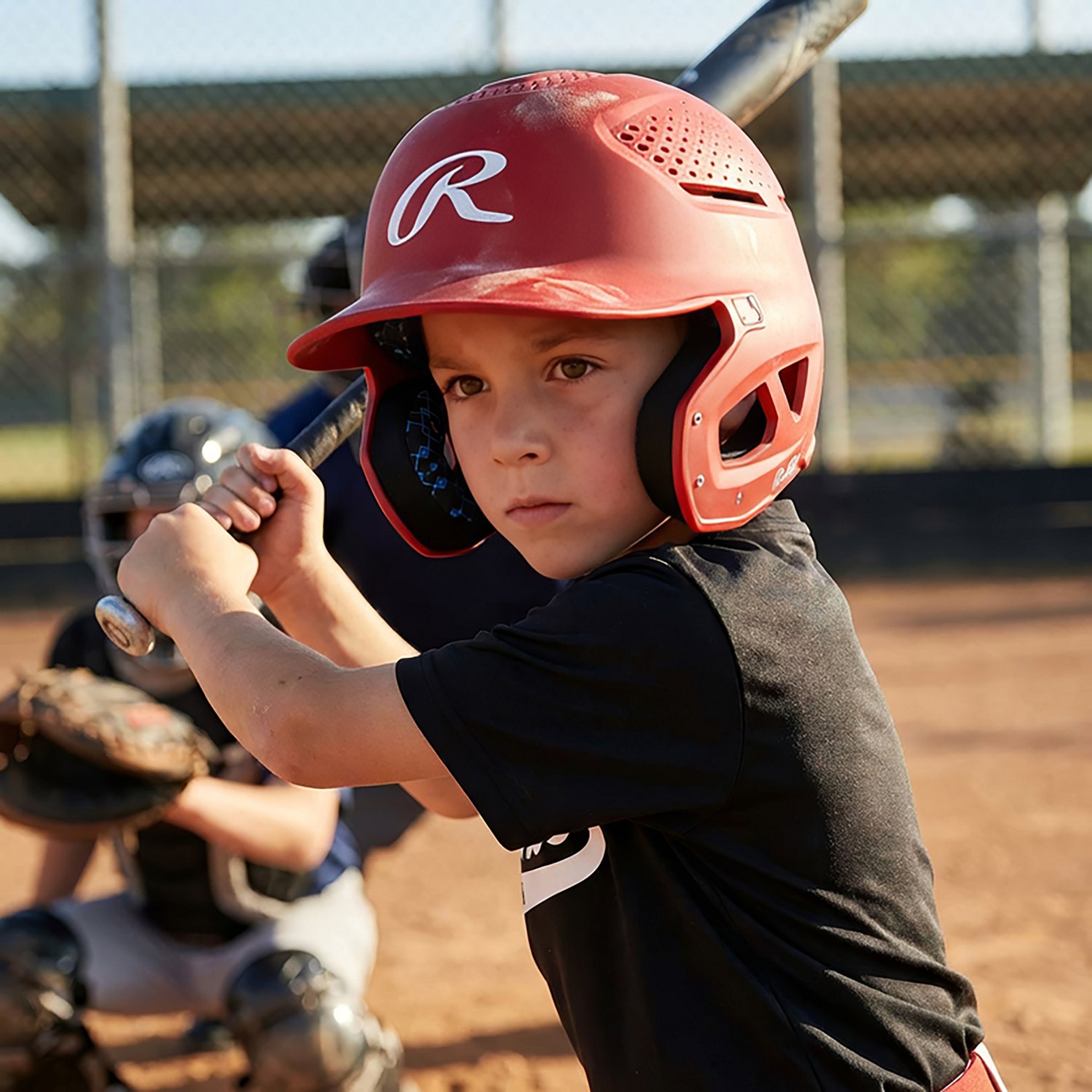 Rawlings Kids' RX2 1 Tone Matte Helmet - view number 8