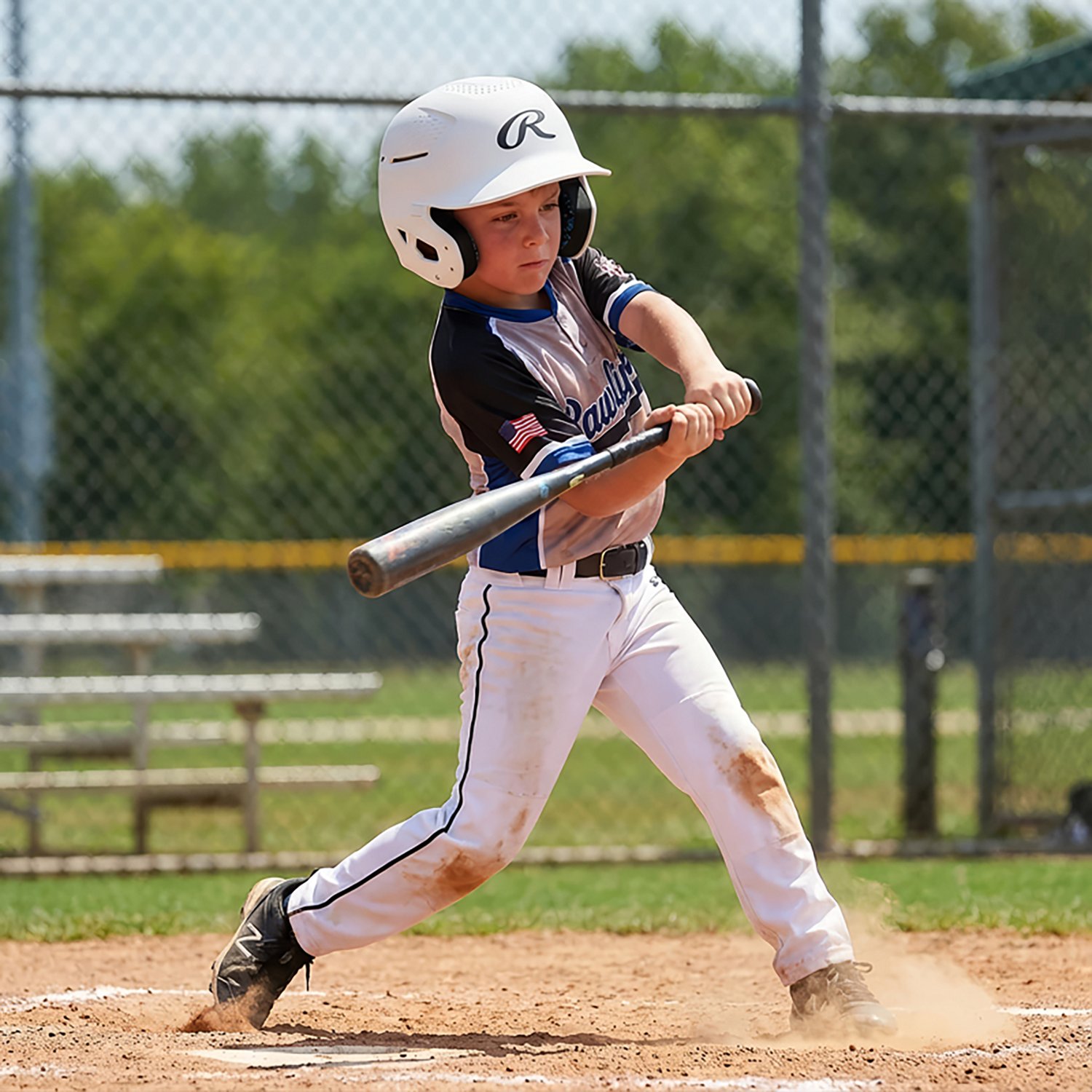 Rawlings Kids' RX2 1 Tone Matte Helmet - view number 8