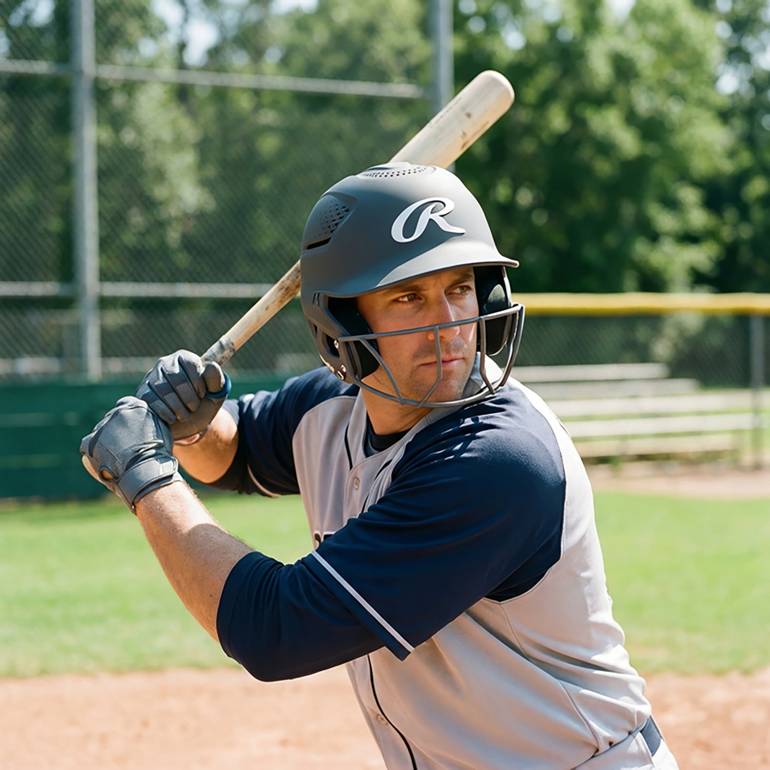 Rawlings Adults' RX2 1 Tone Matte Helmet - view number 8
