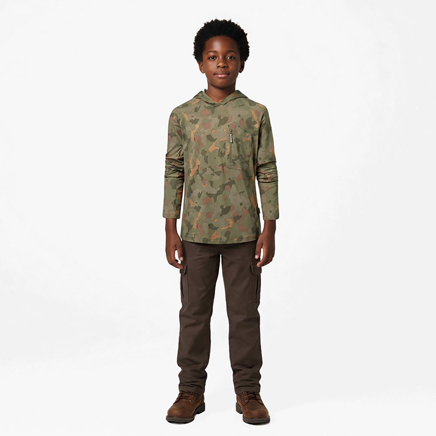 Magellan Boys' Shore & Line Camo Hoodie
