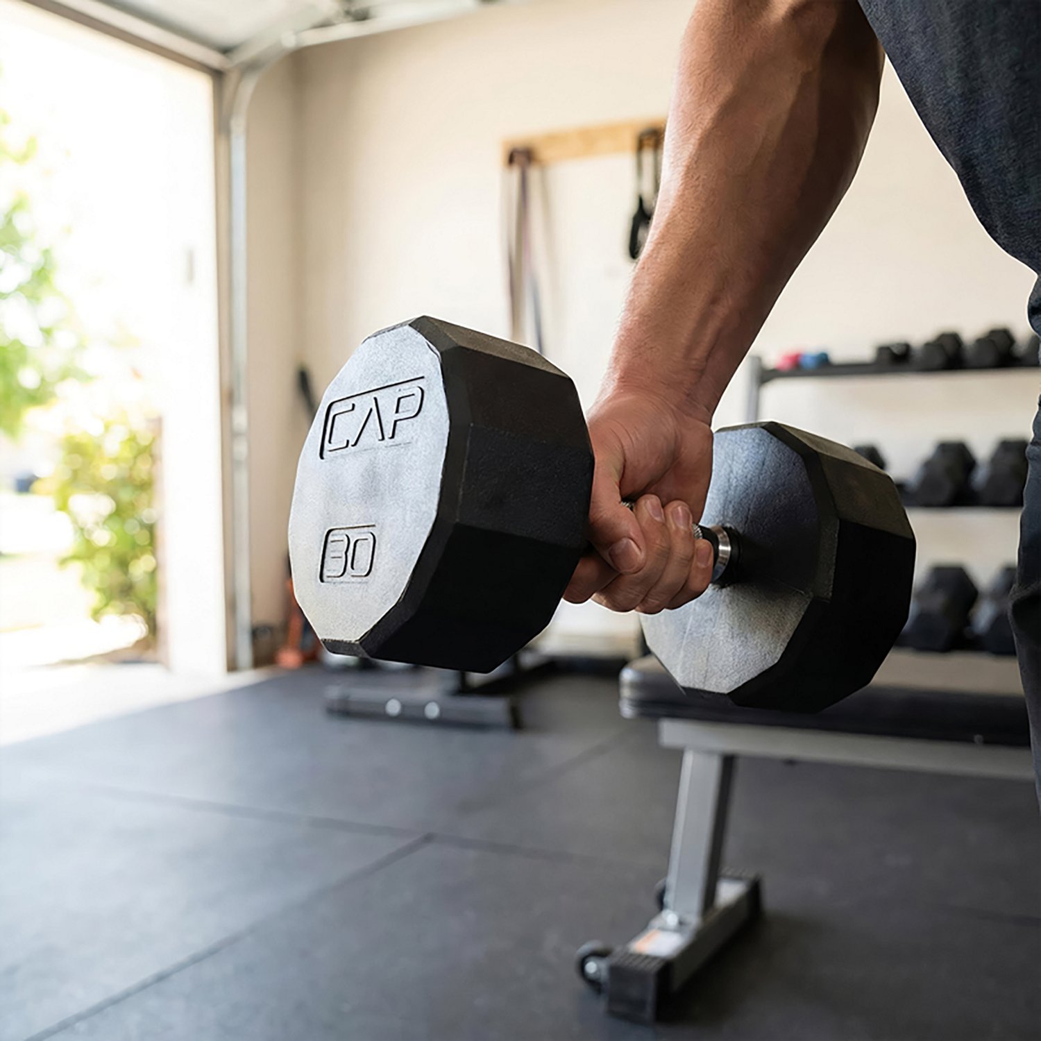 CAP Barbell Coated Hex Dumbbell – Single - view number 3