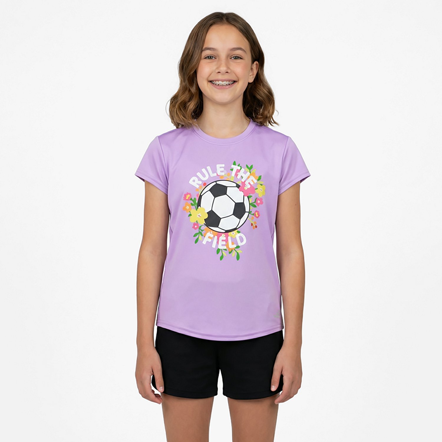 BCG Girls' Turbo GFX T-shirt - view number 2