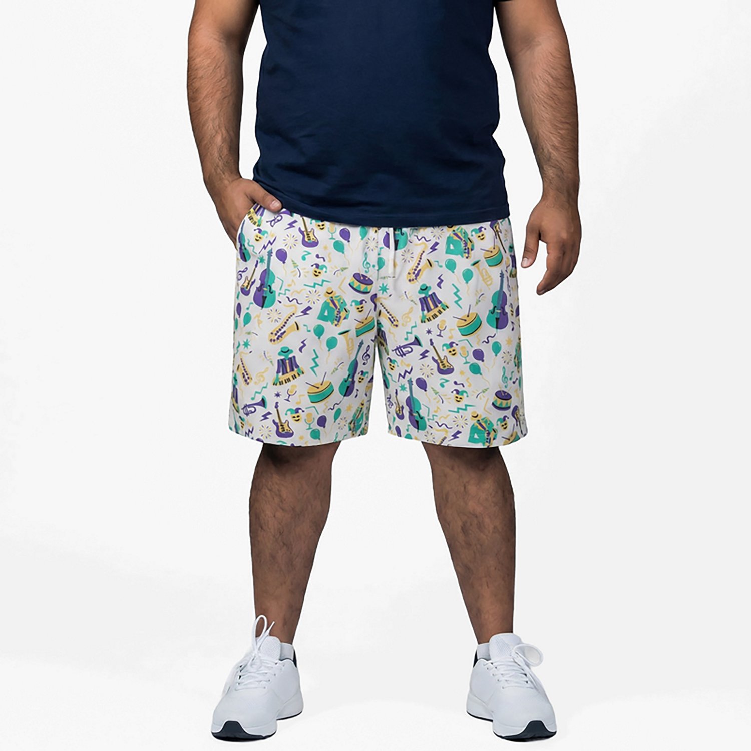 Magellan Outdoors Men's Mardi Gras Print Shorts 7 in - view number 2