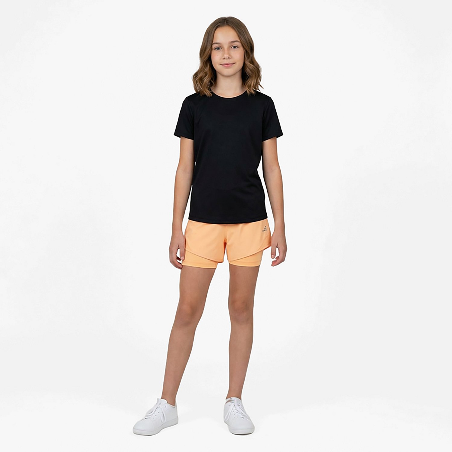 BCG Girls' Run Free Mesh 2in1 Short