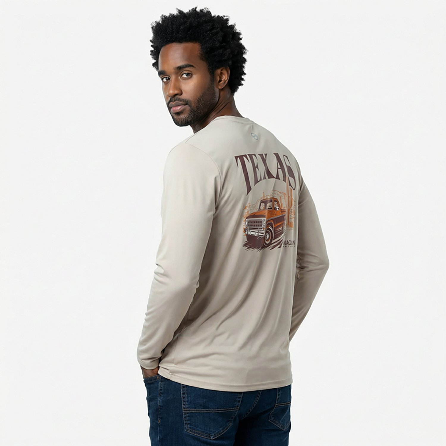 Magellan Outdoors Men's Local State Texas Graphic Crew Long Sleeve T-shirt - view number 2