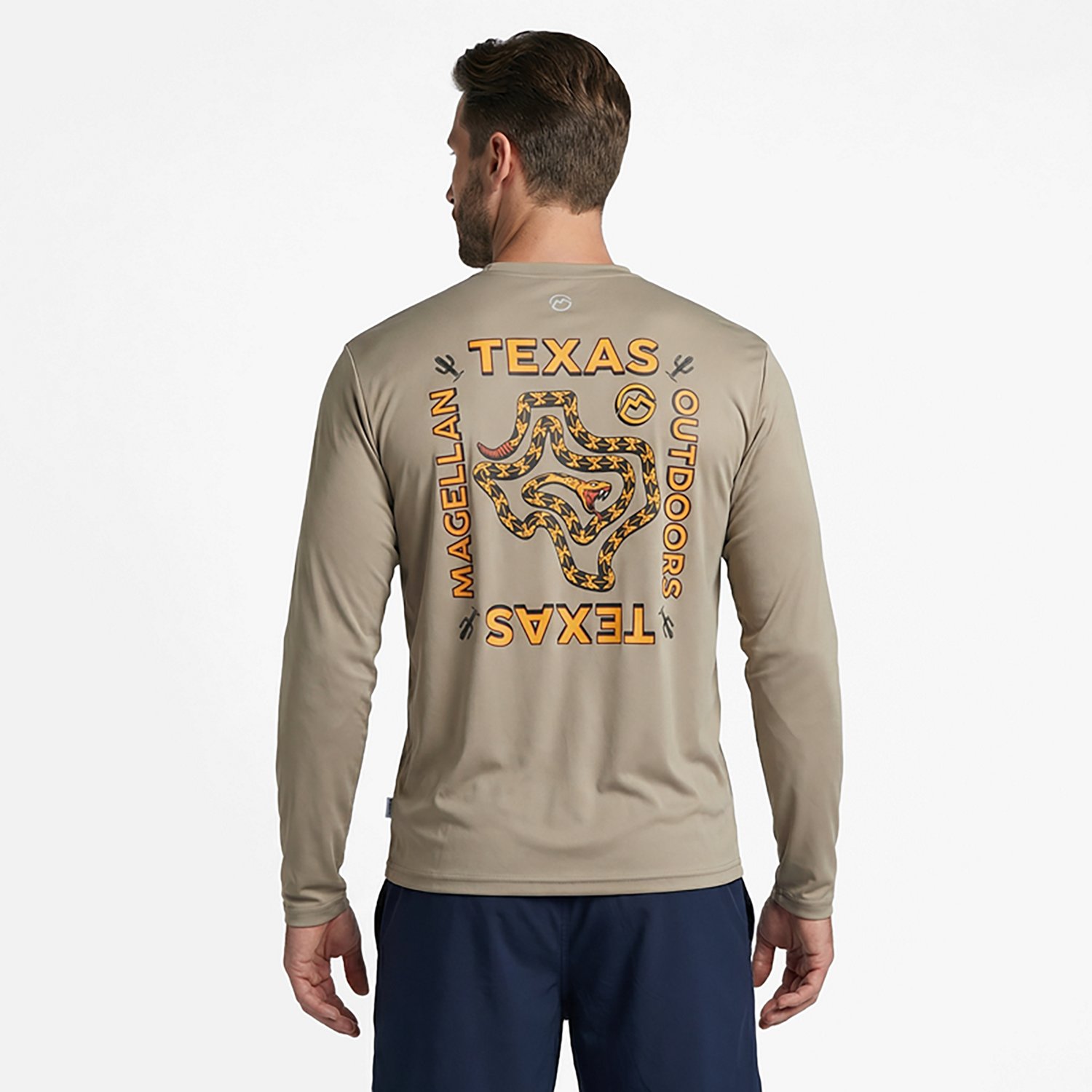 Magellan Outdoors Men's Local State Texas Graphic Crew Long Sleeve T-shirt - view number 2