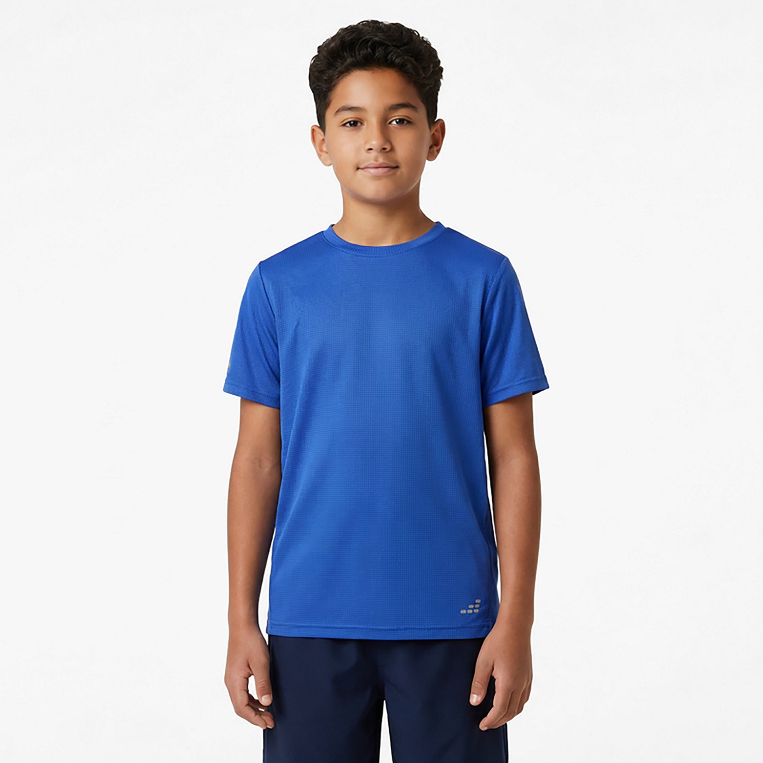 BCG Boys' Run Grid Mesh Spring Short Sleeve T-shirt - view number 2