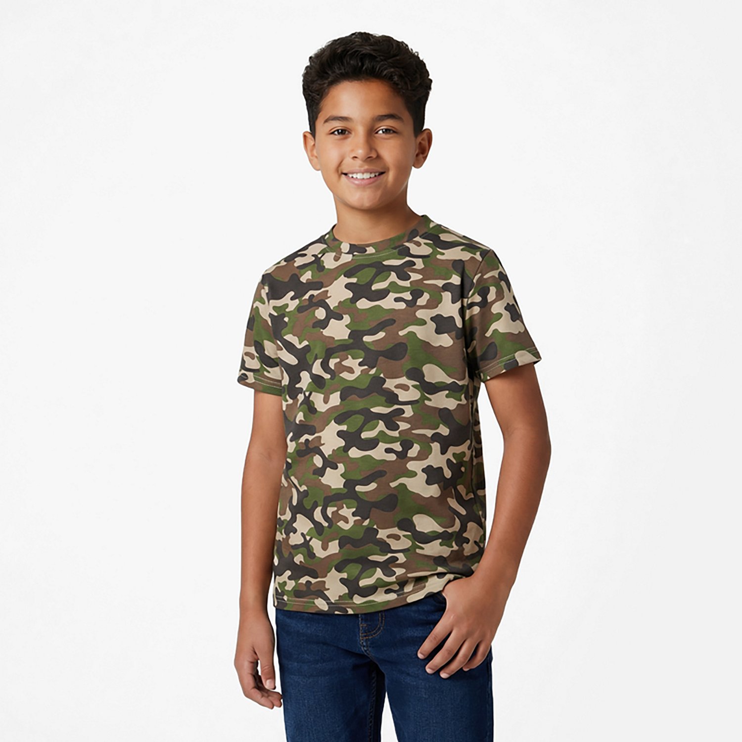 BCG Boys' Cotton Camo T-shirt - view number 2