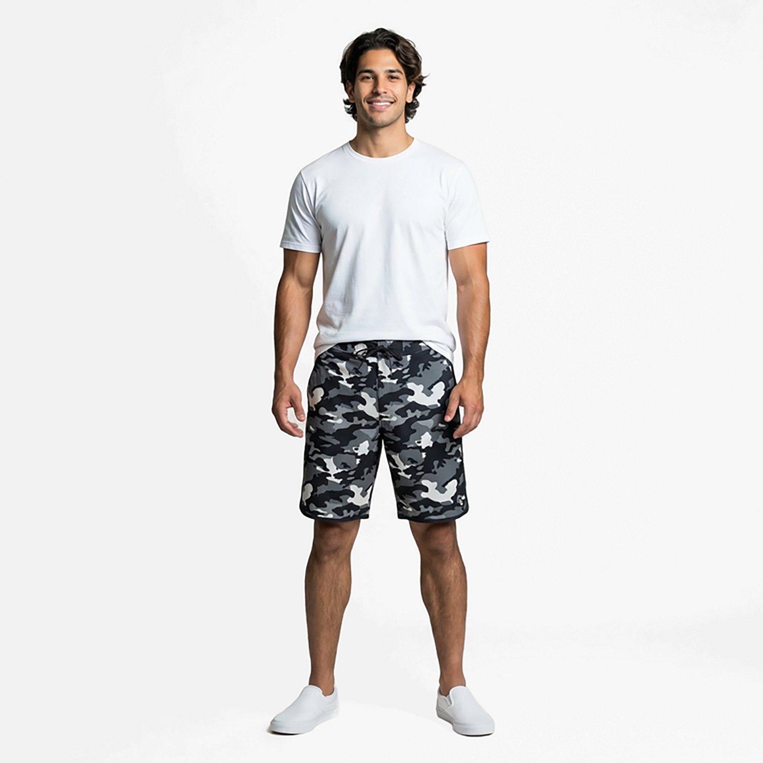 O'Rageous Men's Side Panel Dolphin Printed True Boardshorts 11 in.