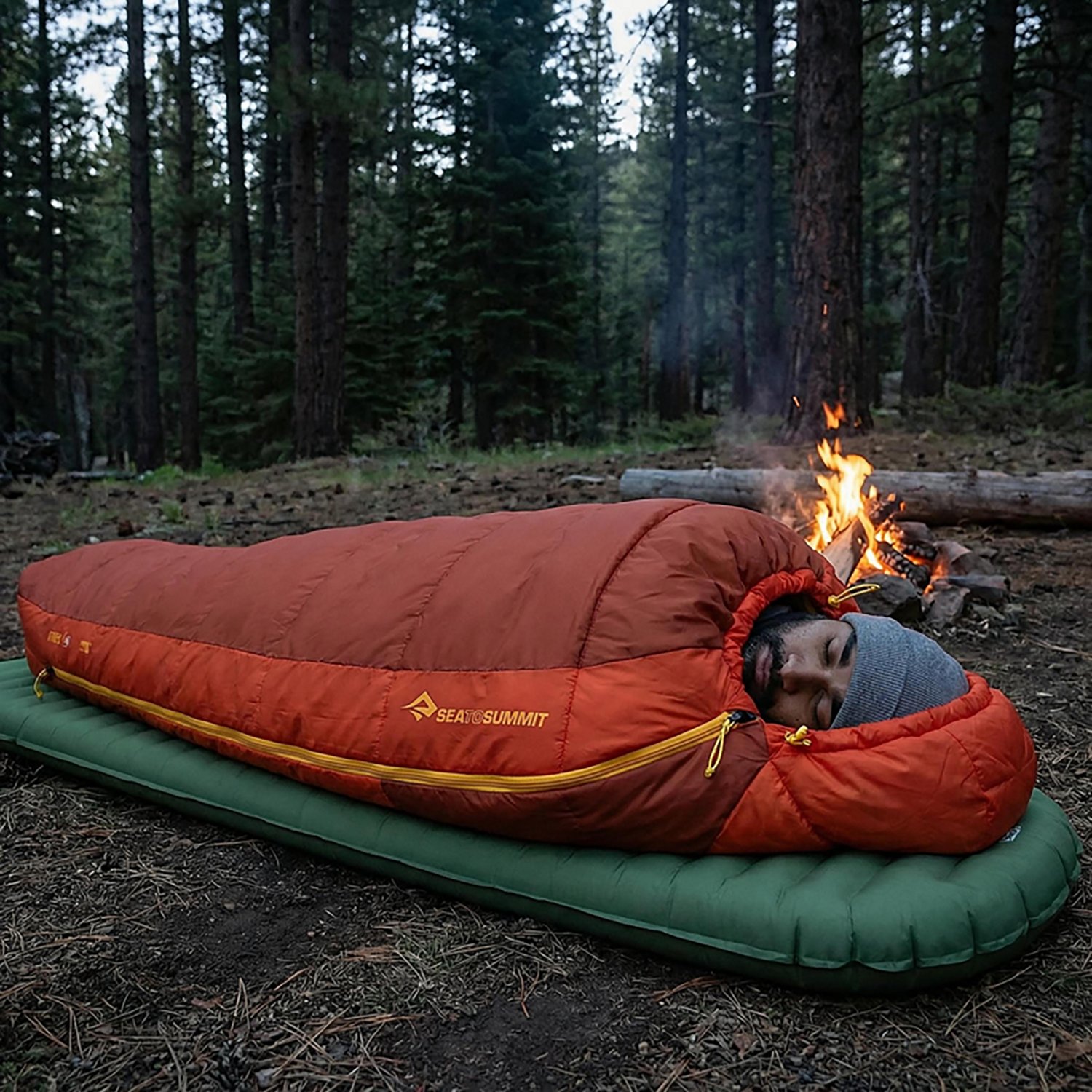 Sea to Summit Adults' Hamelin Synthetic Long 15°F Mummy Sleeping Bag - view number 6